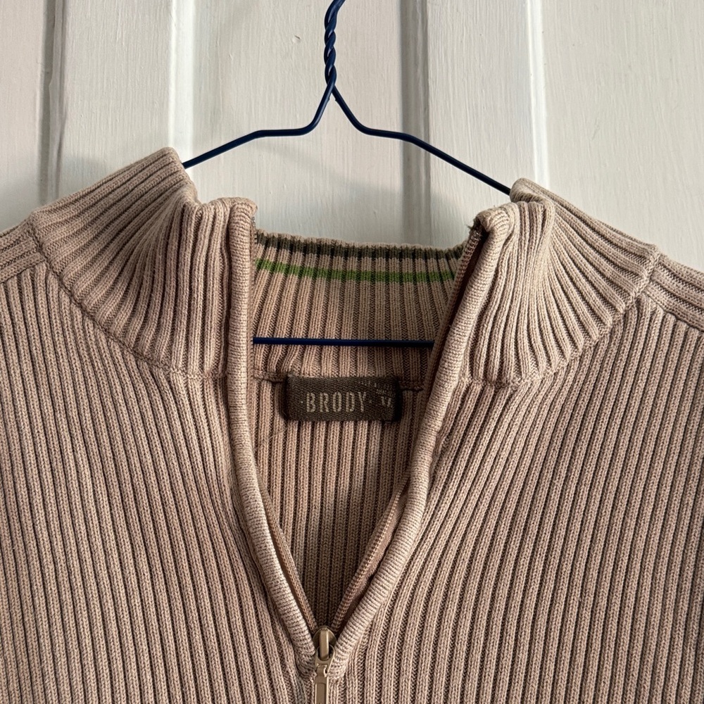 Brody,  Tan Sweater